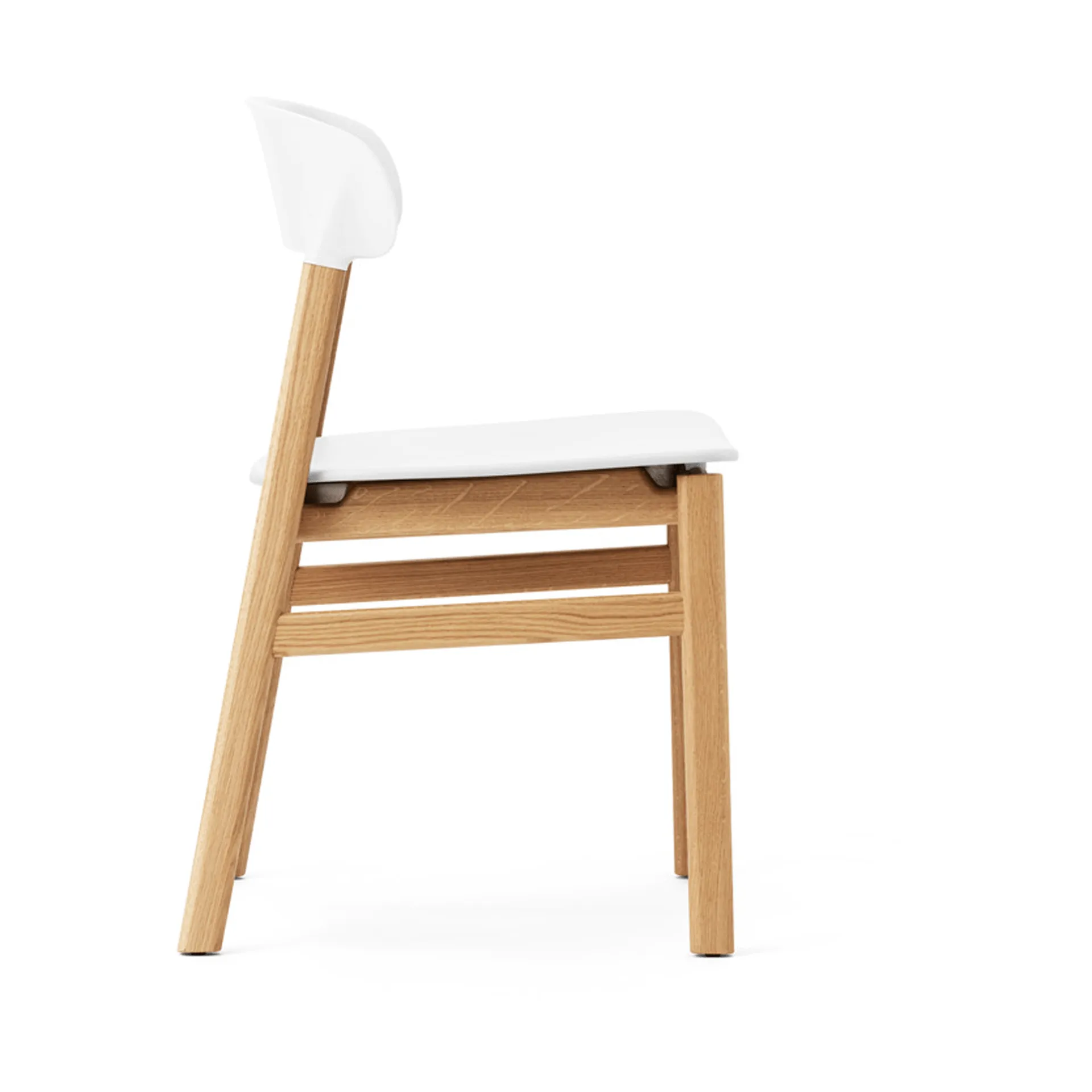 Herit tuoli tammea, Valkoinen Normann Copenhagen