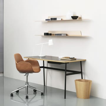 Jet hylly - Musta, alumiini, 160 cm - Normann Copenhagen