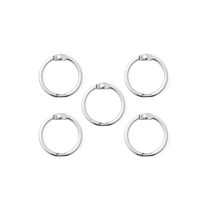 Köysikiinnike 5-pack - Ruostumaton teräs - Normann Copenhagen