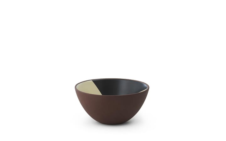 Line kulho Ø15 cm - Ruskea-beige-musta - Normann Copenhagen