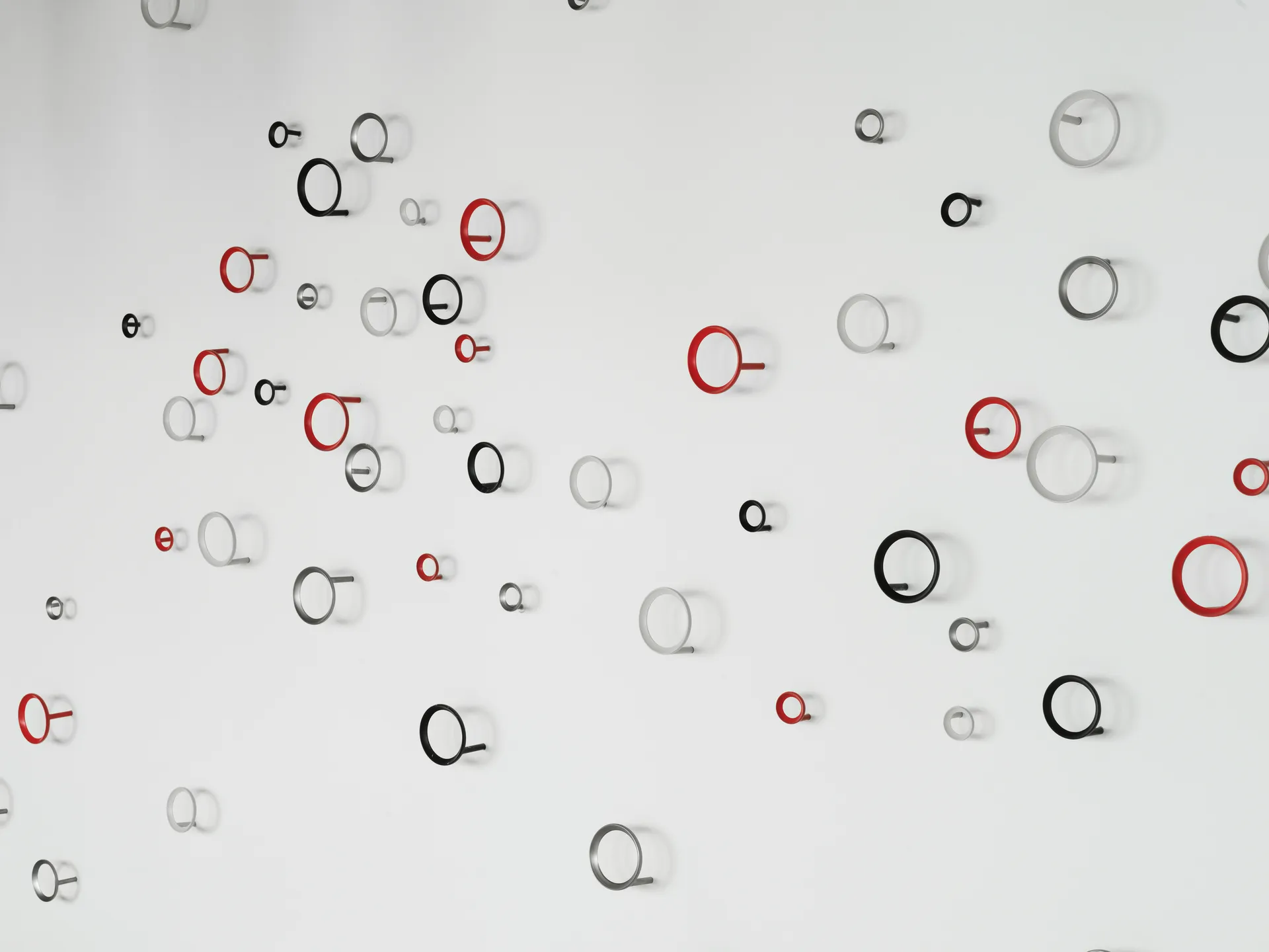 Loop koukku medium Ø 7,8 cm, Red Normann Copenhagen