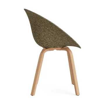 Mat Armchair käsinojatuoli etupuoliverhoiltu  - Remix 133-seaweed-beech - Normann Copenhagen