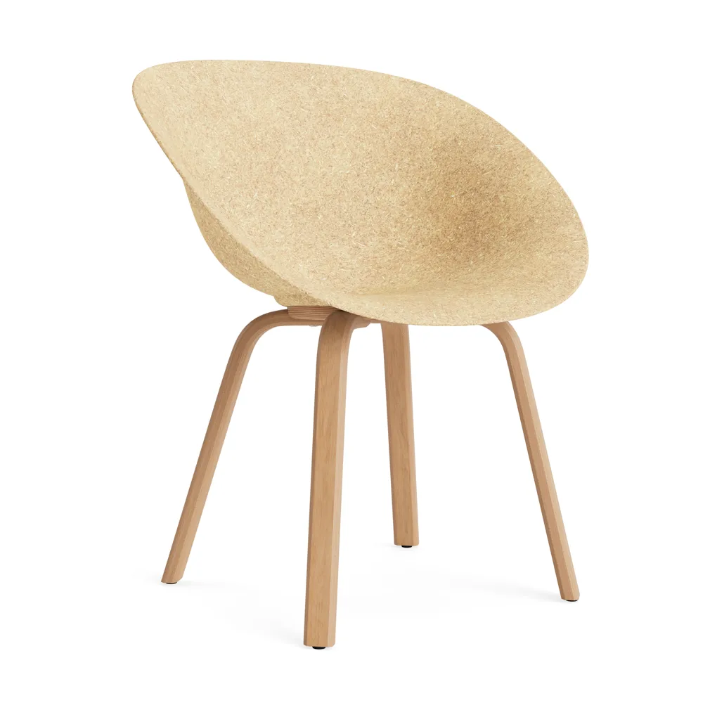 Mat Armchair käsinojatuoli, Hemp-beech Normann Copenhagen