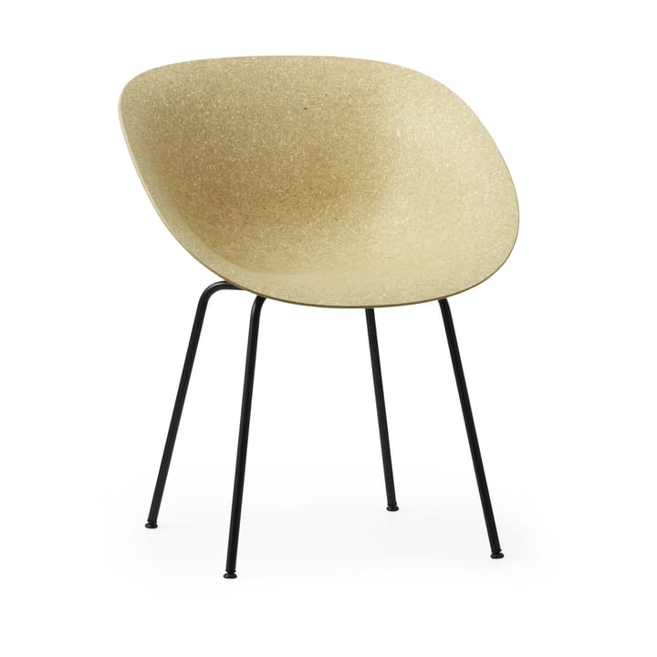 Mat Armchair käsinojatuoli, Hemp-black steel Normann Copenhagen