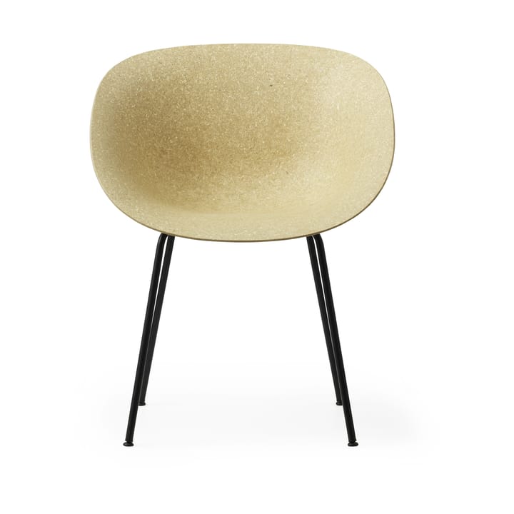 Mat Armchair käsinojatuoli, Hemp-black steel Normann Copenhagen