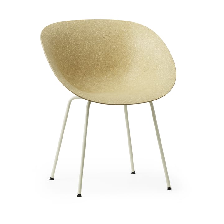 Mat Armchair käsinojatuoli, Hemp-cream steel Normann Copenhagen