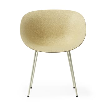 Mat Armchair käsinojatuoli - Hemp-cream steel - Normann Copenhagen