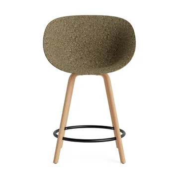 Mat Bar Armchair käsinojatuoli 65 cm - Seaweed-pyökki-musta teräs - Normann Copenhagen