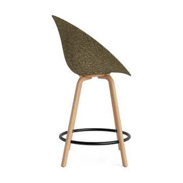 Mat Bar Armchair käsinojatuoli 65 cm - Seaweed-pyökki-musta teräs - Normann Copenhagen