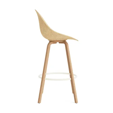 Mat Bar Chair baarituoli 75 cm - Hemp-beech-cream steel - Normann Copenhagen
