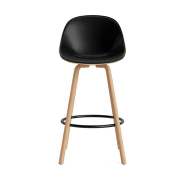 Mat Bar Chair baarituoli etupuoliverhoiltu 75 cm. - Ultra 41599-hemp-beech-black steel - Normann Copenhagen