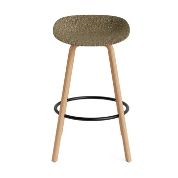 Mat Barstool baarijakkara 75 cm - Seaweed-pyökki-musta teräs - Normann Copenhagen
