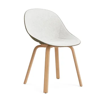 Mat Chair tuoli etuverhoiltu - Hallingdal 110-seaweed-beech - Normann Copenhagen
