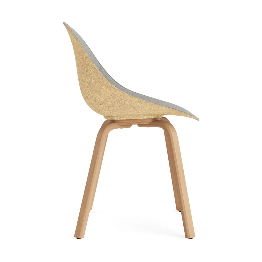 Mat Chair tuoli etuverhoiltu, Remix 133-hemp-beech Normann Copenhagen