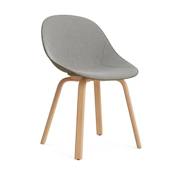Mat Chair tuoli etuverhoiltu - Remix 133-seaweed-beech - Normann Copenhagen