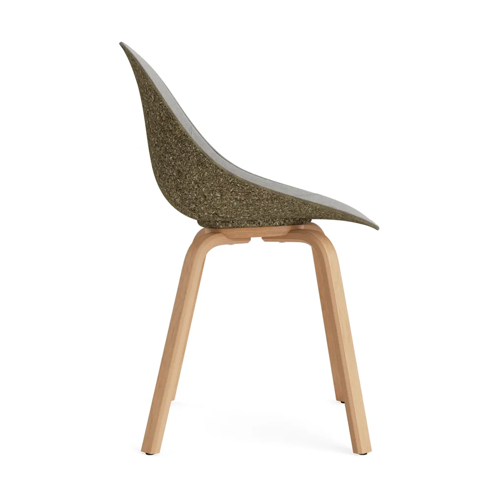 Mat Chair tuoli etuverhoiltu, Remix 133-seaweed-beech Normann Copenhagen