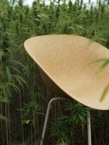 Mat Chair tuoli - Hemp-cream steel - Normann Copenhagen