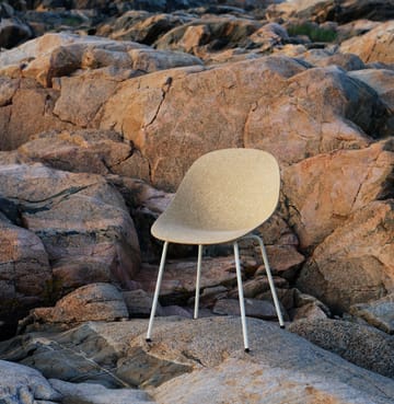 Mat Chair tuoli - Hemp-cream steel - Normann Copenhagen