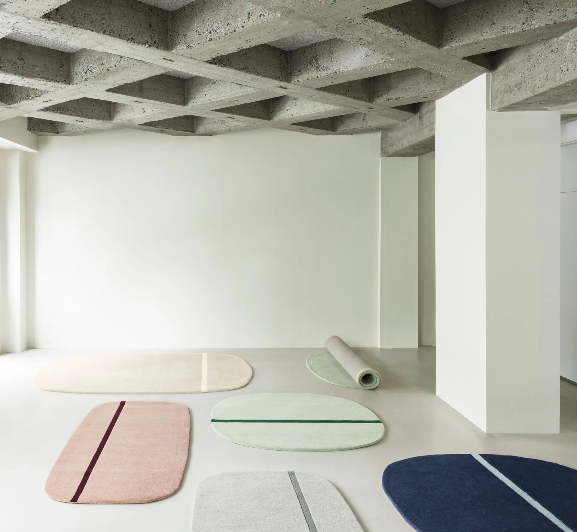 Oona matto 90x200 cm, harmaa Normann Copenhagen