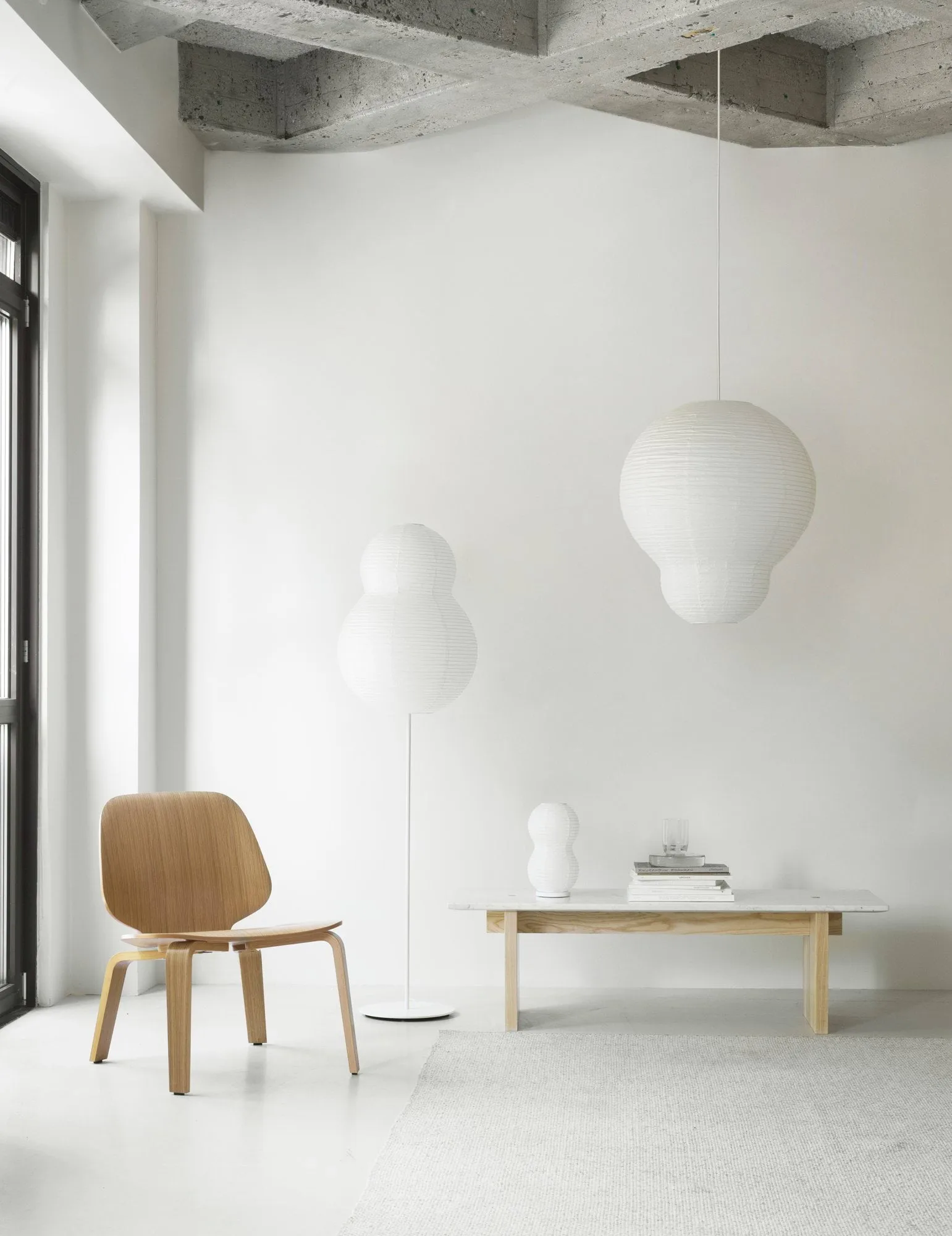 Puff Bubble -valaisin 35 x 50 cm, Valkoinen Normann Copenhagen