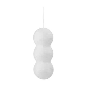 Puff Multitude -lampunvarjostin 23 x 60 cm - Valkoinen - Normann Copenhagen