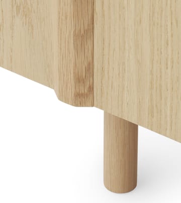 Rib sivupöytä 45 x 159 cm - Oak - Normann Copenhagen