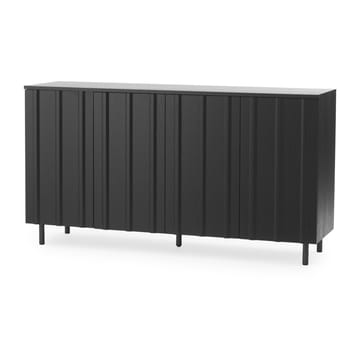 Rib sivupöytä 45 x 159 cm - Soft Black - Normann Copenhagen