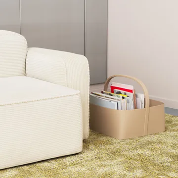 Shaker säilytyskori 45x45 cm - Hiekka - Normann Copenhagen