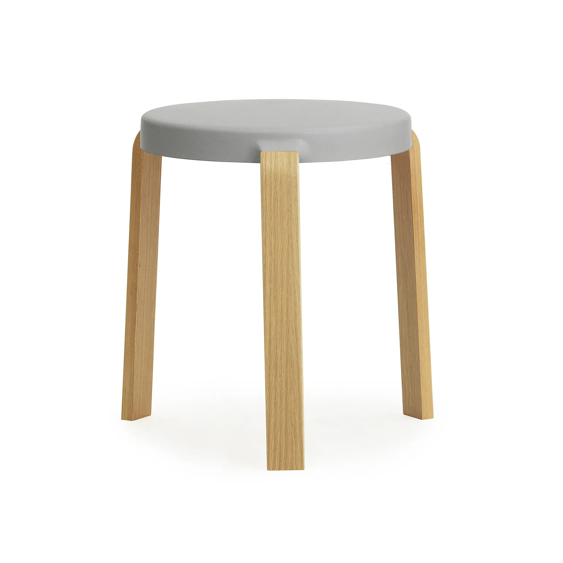 Tap pyöreä jakkara, Harmaa-tammi, Ø41x43 cm Normann Copenhagen