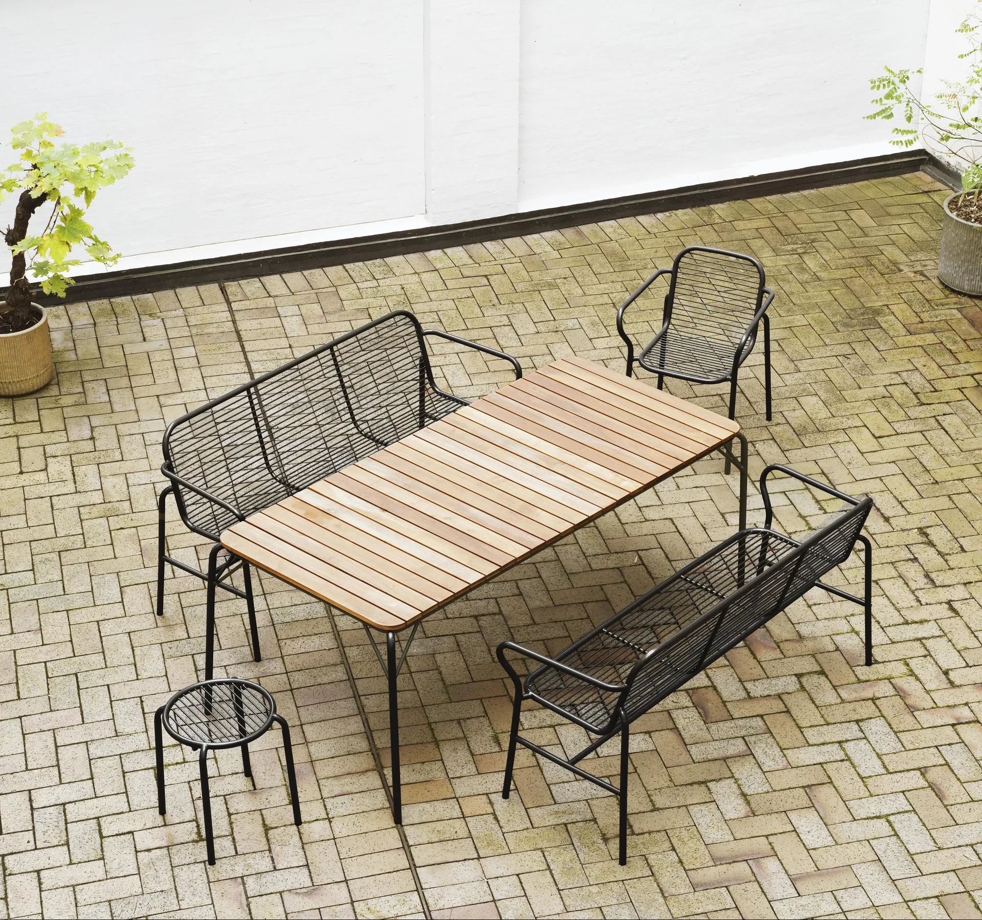 Vig pyöreä jakkara, Musta, Ø41x46 cm Normann Copenhagen