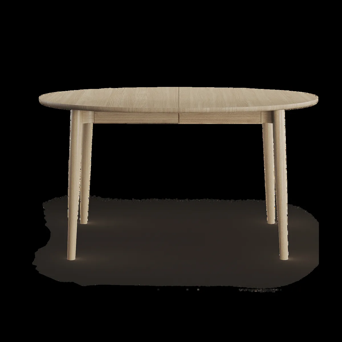 Northern Expand ruokapöytä Ø140 cm Vaaleahöylätty tammi