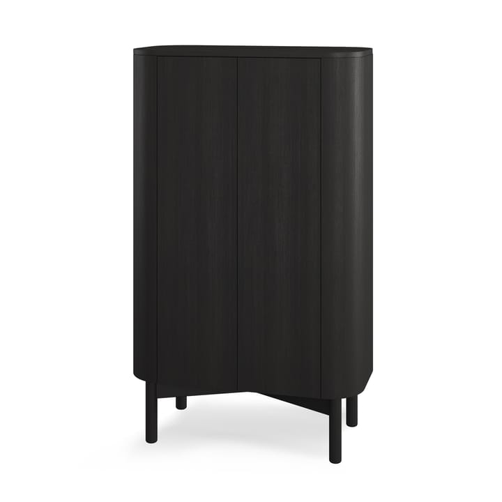 Loud tall kaappi 143 cm, Black painted oak Northern