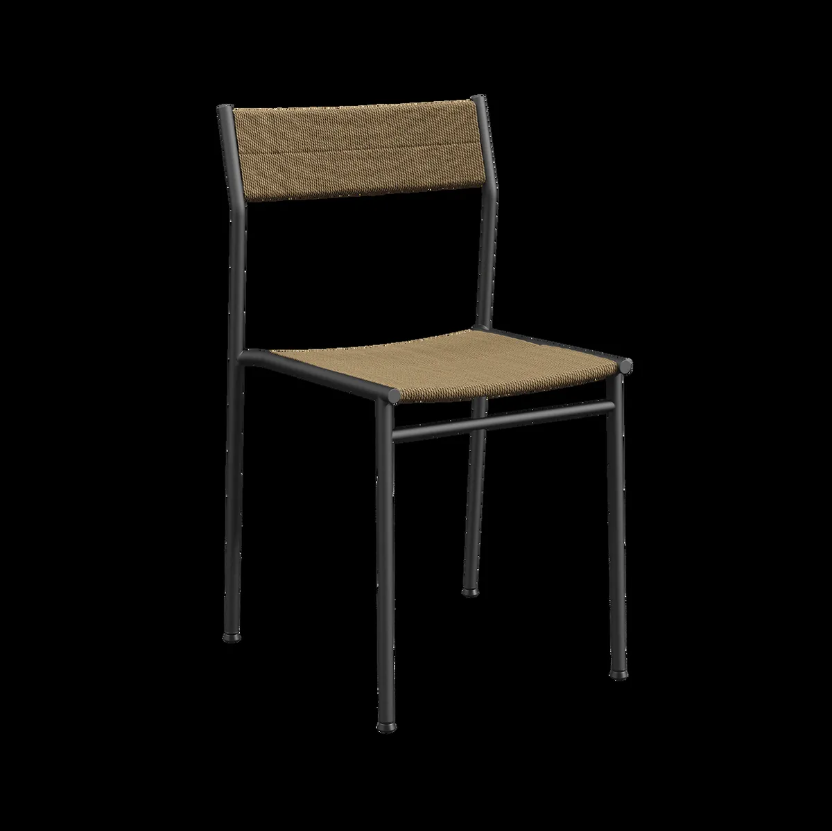 Northern Vev-tuoli Musta ruskea köysi