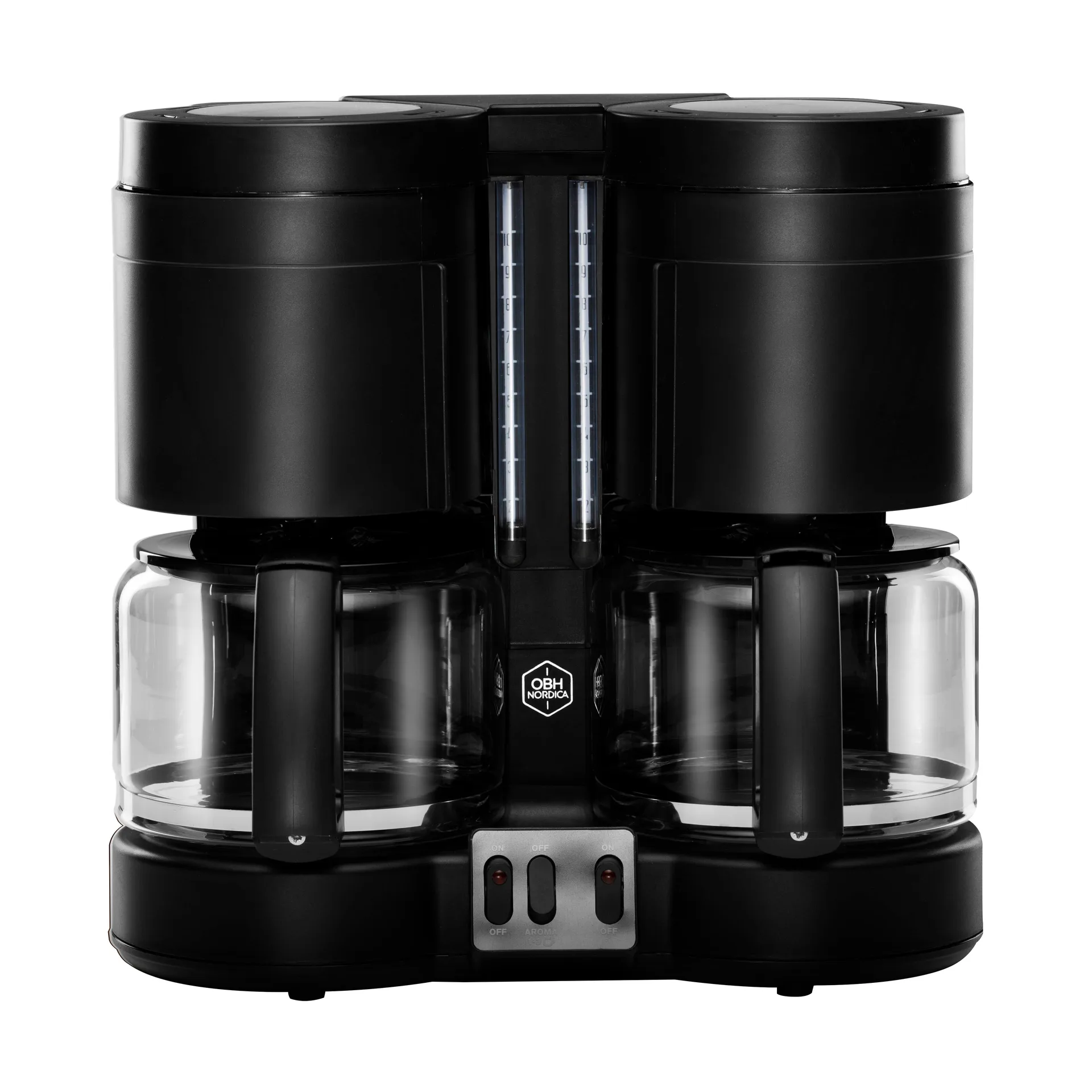 Duo Tech OP8508S0 kahvinkeitin tupla, Musta OBH Nordica