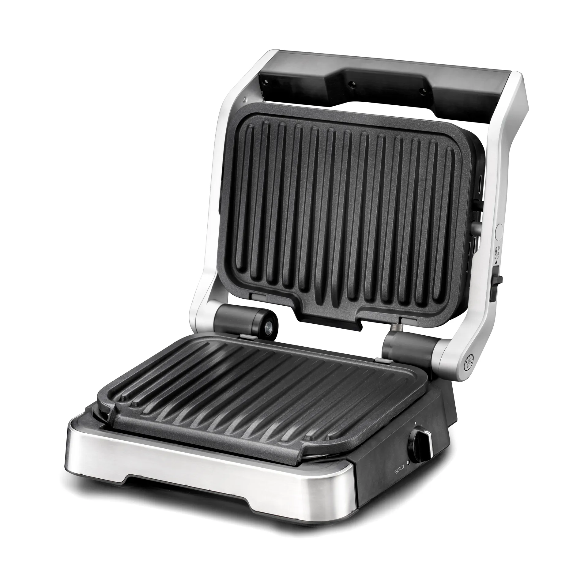 Optigrill GO772DS0 2-in-1 pöytägrilli, Ruostumaton teräs OBH Nordica