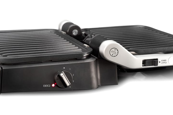 Optigrill GO772DS0 2-in-1 pöytägrilli, Ruostumaton teräs OBH Nordica