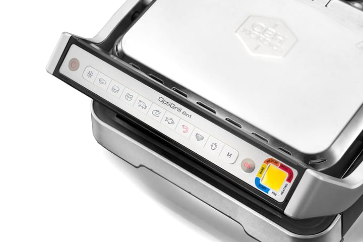 Optigrill GO772DS0 2-in-1 pöytägrilli, Ruostumaton teräs OBH Nordica