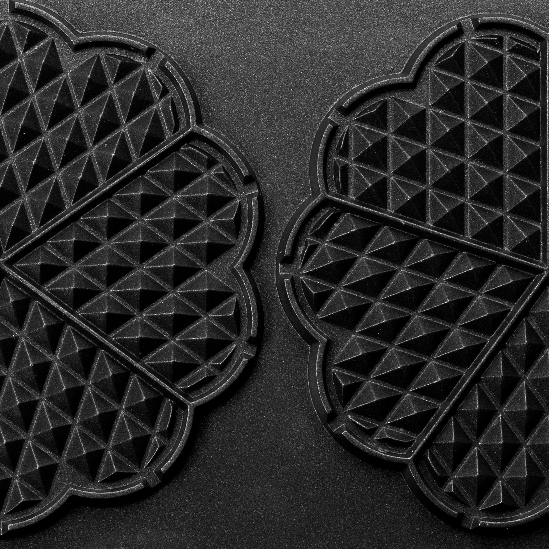 Select 6969 vohvelirauta kaksinkertainen 2 vohvelia, Musta OBH Nordica