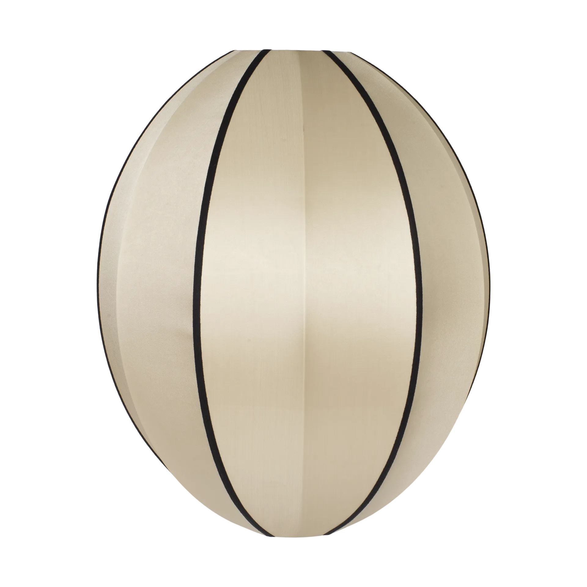 Indochina Classic Oval L lampunvarjostin, Kit-black Oi Soi Oi