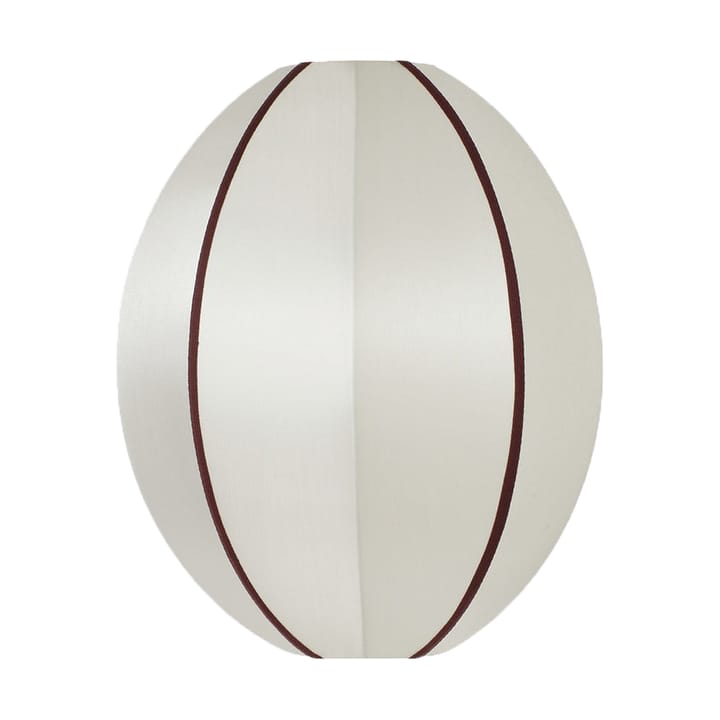 Indochina Classic Oval S lampunvarjostin, Offwhite-bordeaux Oi Soi Oi