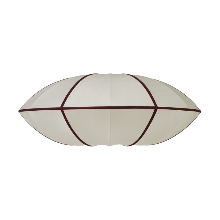 Indochina Classic UFO lampunvarjostin, Offwhite-bordeaux Oi Soi Oi