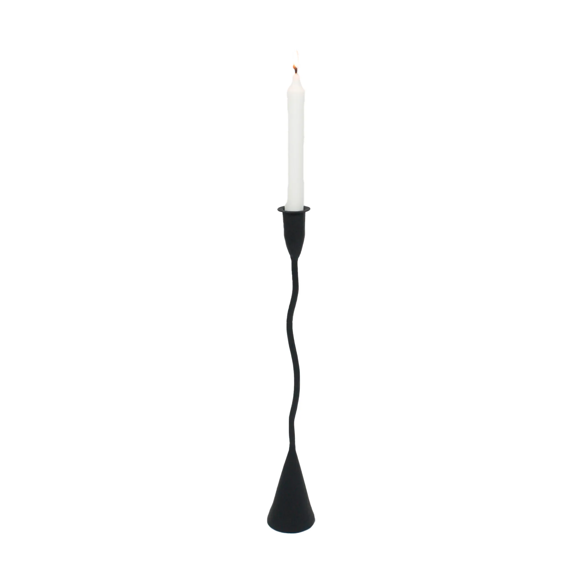 Eskil kynttilänjalka 43 cm, Musta Olsson & Jensen