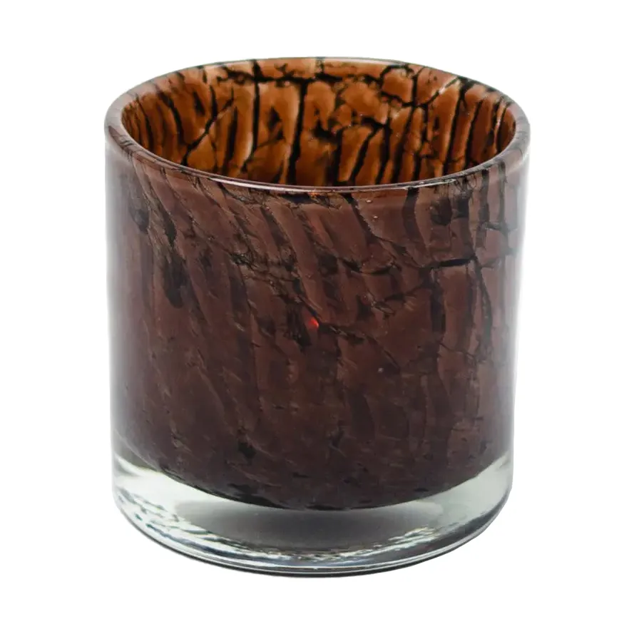 Olsson & Jensen Fuji kynttilälyhty Ø10 cm Tummanruskea