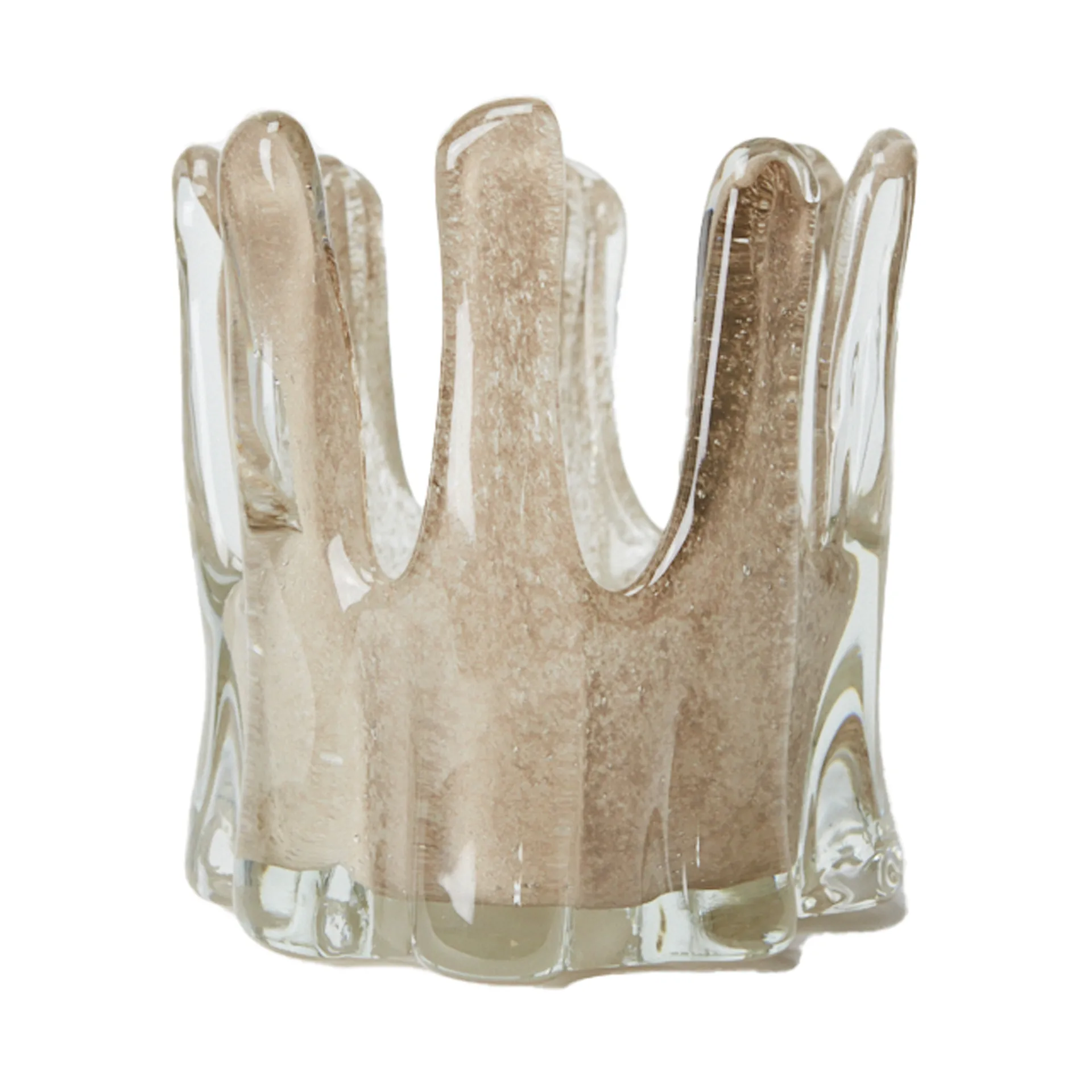 Helix kynttilälyhty Ø14 cm, Taupe Olsson & Jensen