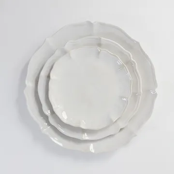 Judith iso ruokalautanen Ø34 cm - Valkoinen - Olsson & Jensen