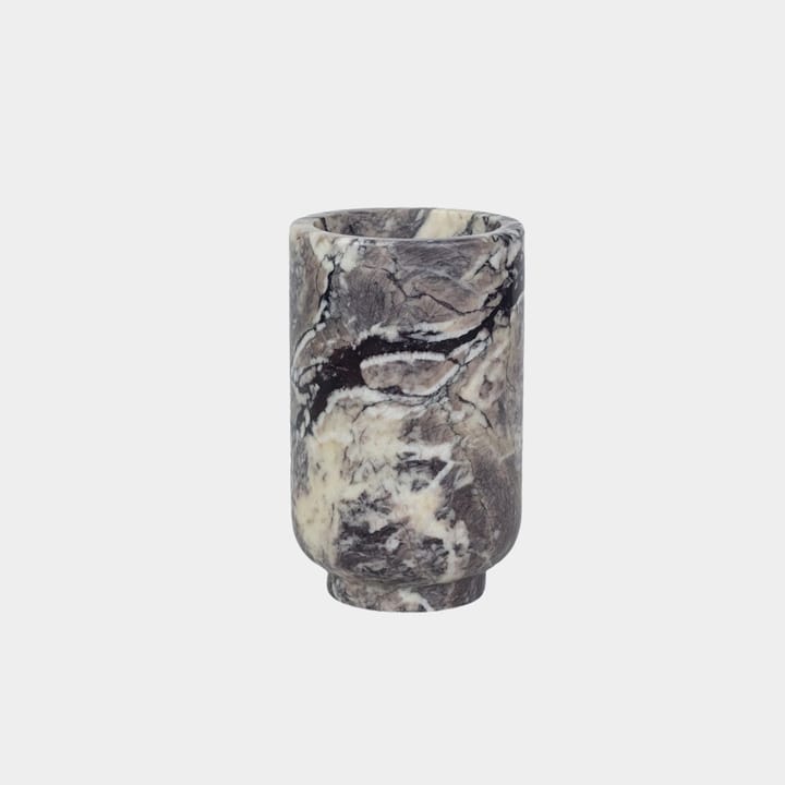 Stevie vaasi Ø12,5x20,5 cm - Harmaa marmori - Olsson & Jensen