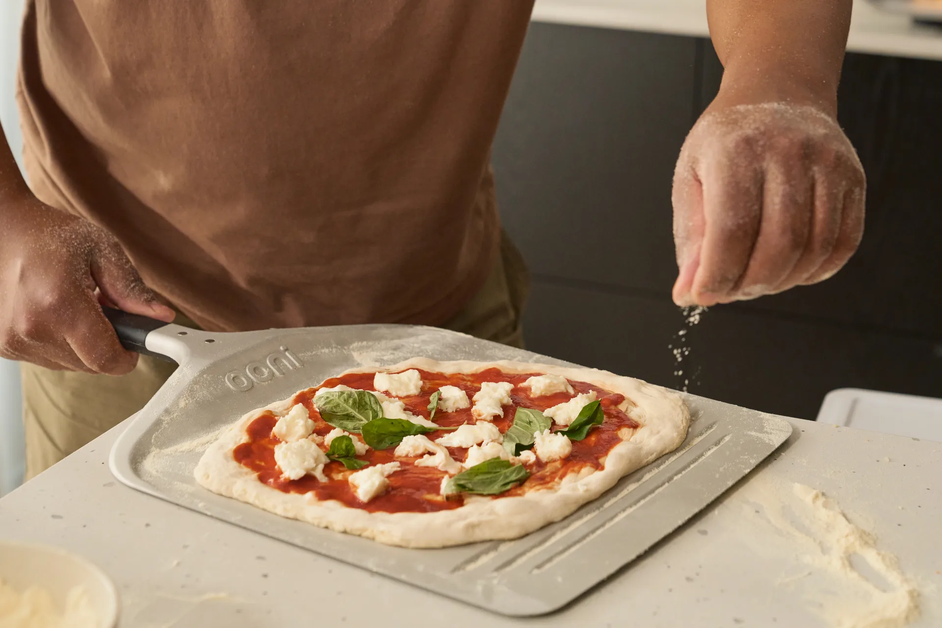 Ooni Compact-pizzalapio, Silver, 12 Ooni