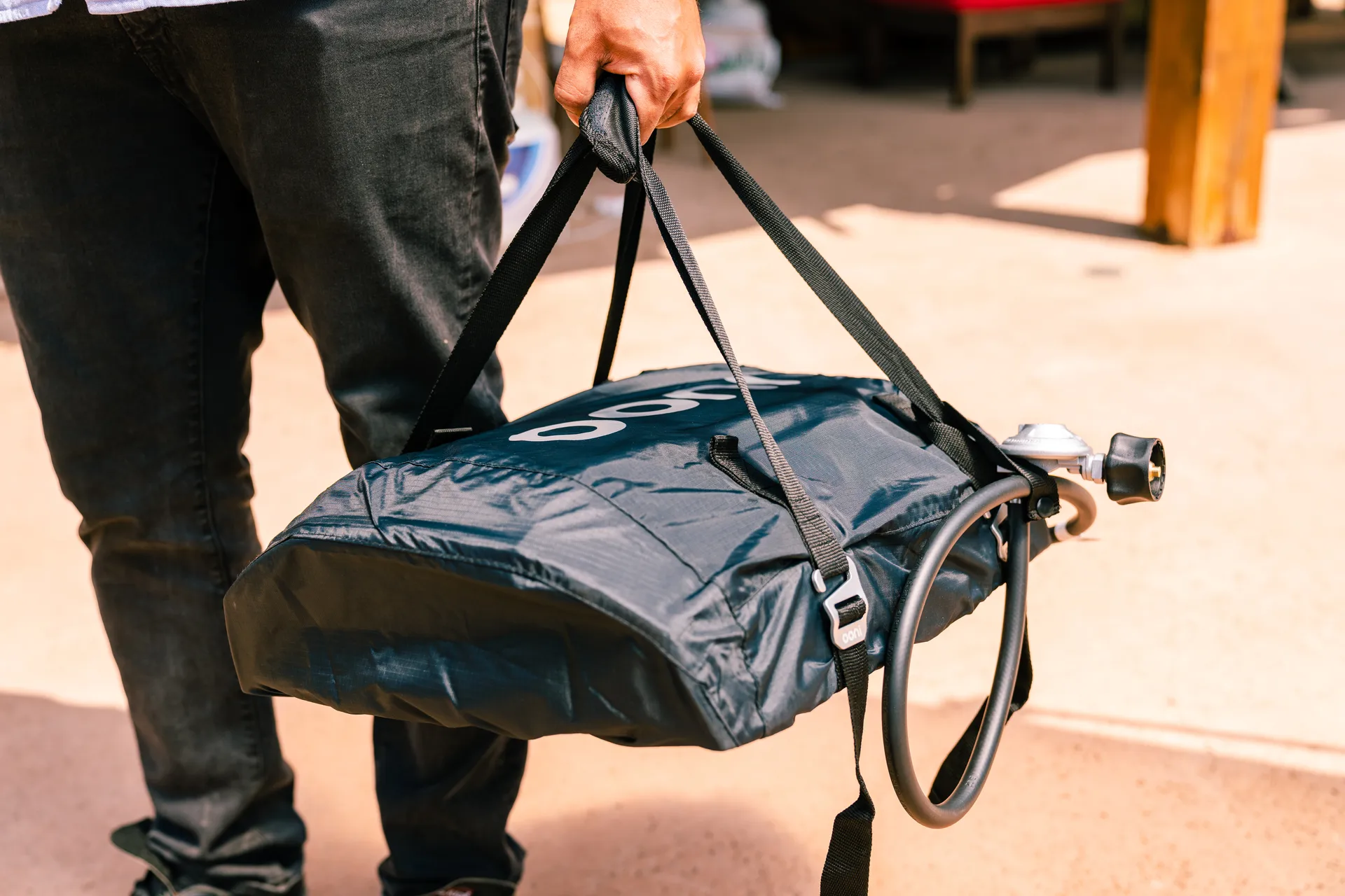 Ooni Karu suoja & kantolaukku, Black-ruostumaton teräs Ooni