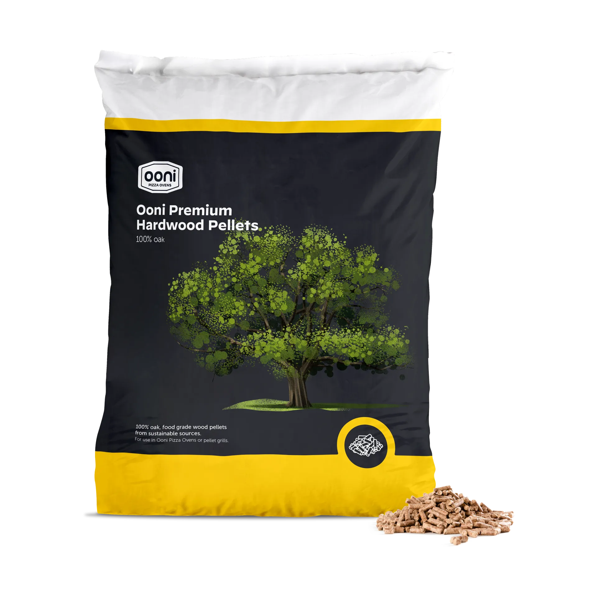 Ooni Premium Hardwood tammi-pelletit, 10 kg Ooni