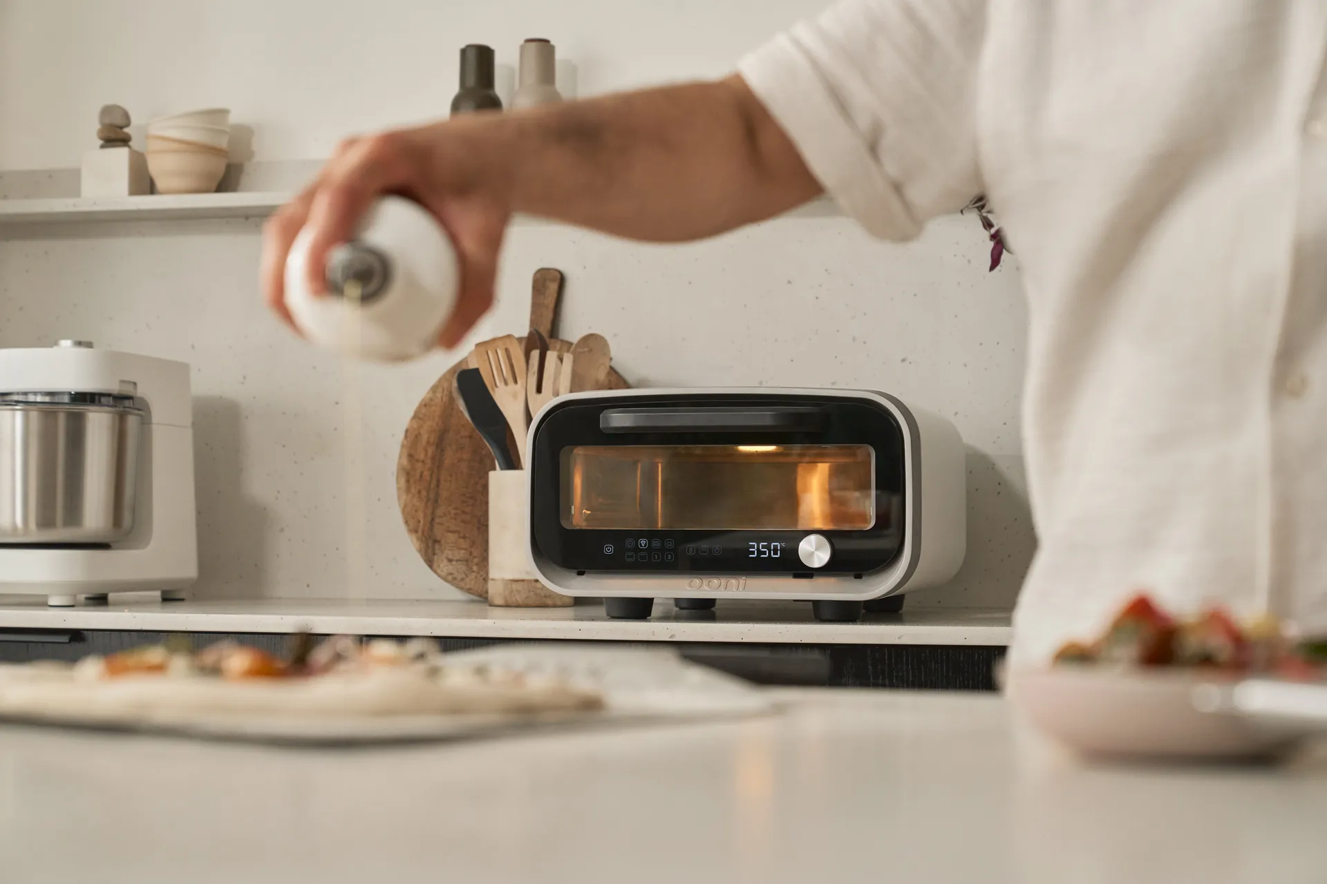 Ooni Volt 2 sähköpizzauuni, Polar white Ooni